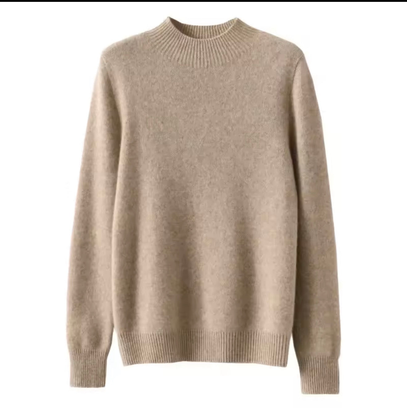 Autumn Winter Women Sweater Korean Fashion Warm Bottoming Shirts Half High Collar Basic Knitwear Solid Long Sleeve Pullovers